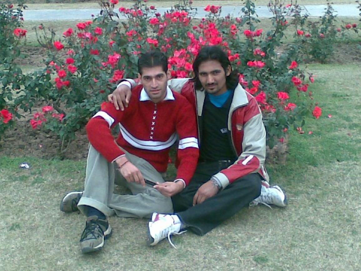 Ashok and Inder At rose garden summer 2007