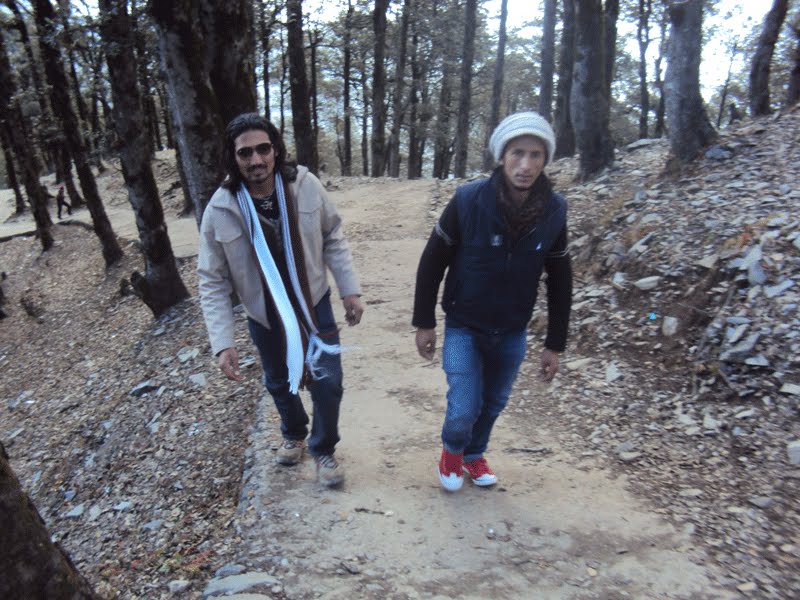 Inder Singh And Nima Negi On Hills of janjalhi and Shikari mata MAndi Himachal India Climb Up