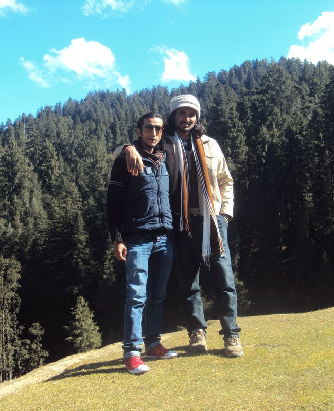 Inder Singh And Nima Negi On Hills of janjalhi and Shikari mata MAndi Himachal India Just time Pass