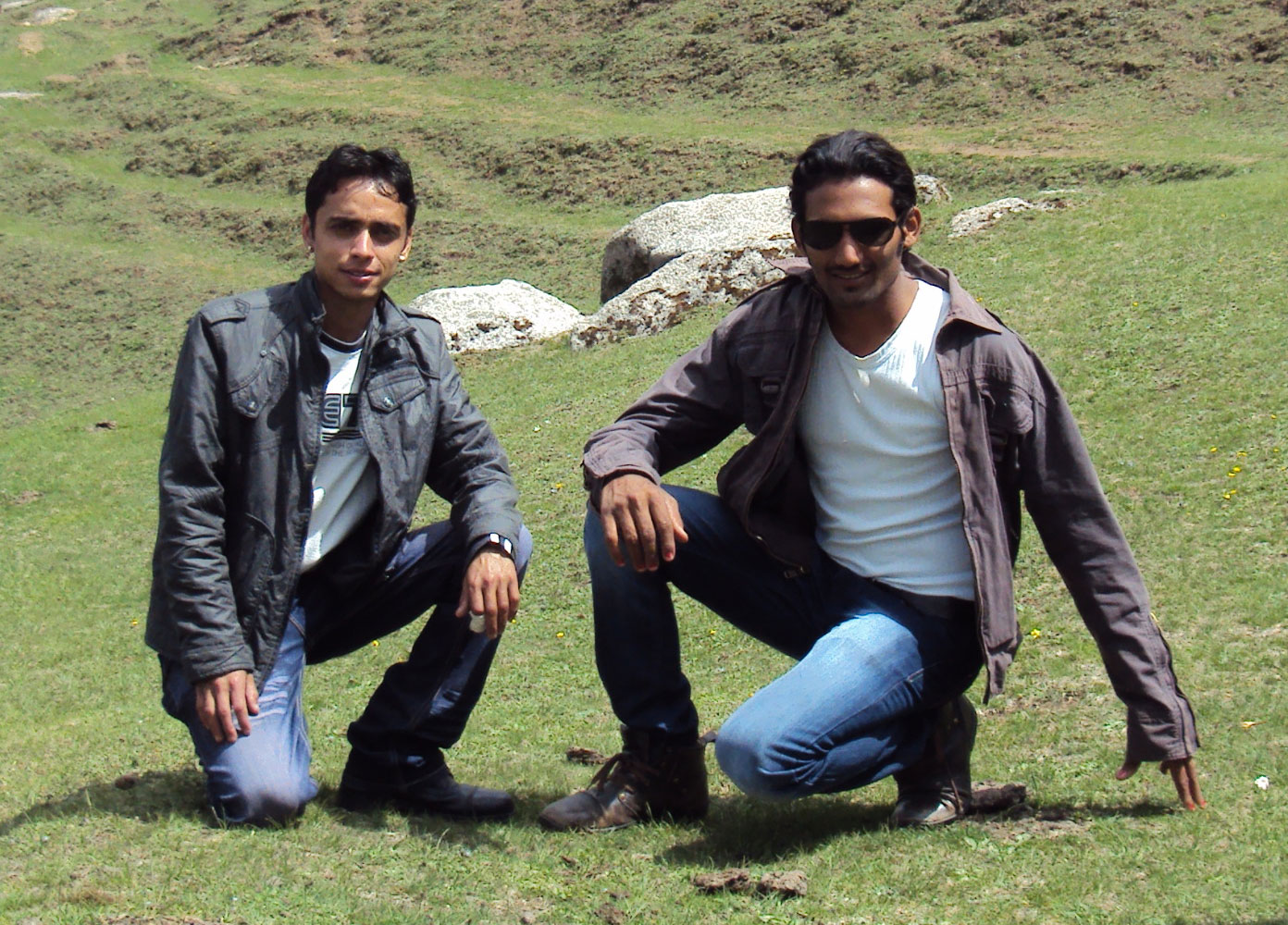 Inder Singh and Sanju at Shikari hills