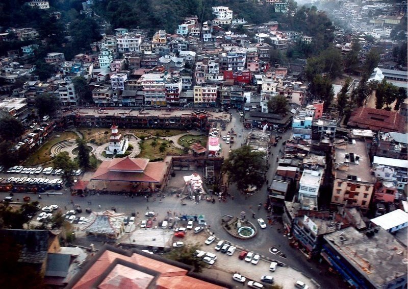 View of Mandi Town Himachal Pradesh