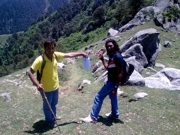 Prem Chand And inder Singh on Tracking Hills Shikar Devi