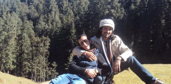 Inder Singh And Nima Negi On Hills of janjalhi and Shikari mata MAndi Himachal India