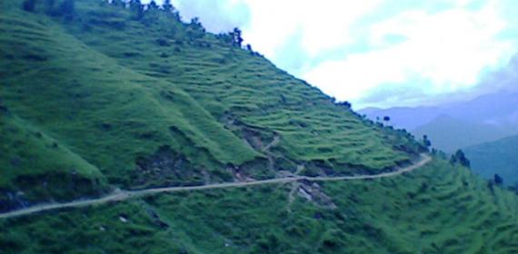 roads Way to my home pandoh mandi